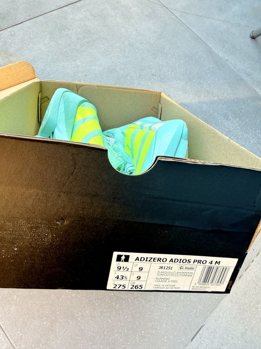 Adidas Adios  4 PRO M Light Aqua