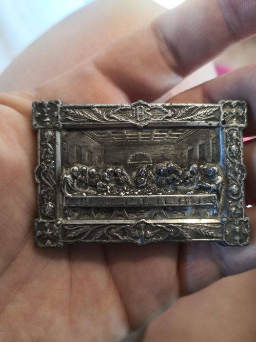 Ornament, tablou mic in relief Cina cea de taina