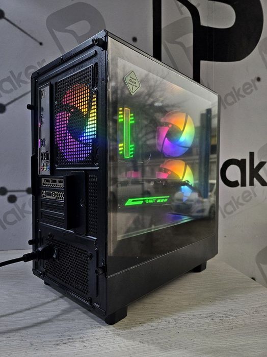 Монтажный игровой Пк 2680v3[i7 7770]RX 470 8g/Ssd 120 HDD 500g/