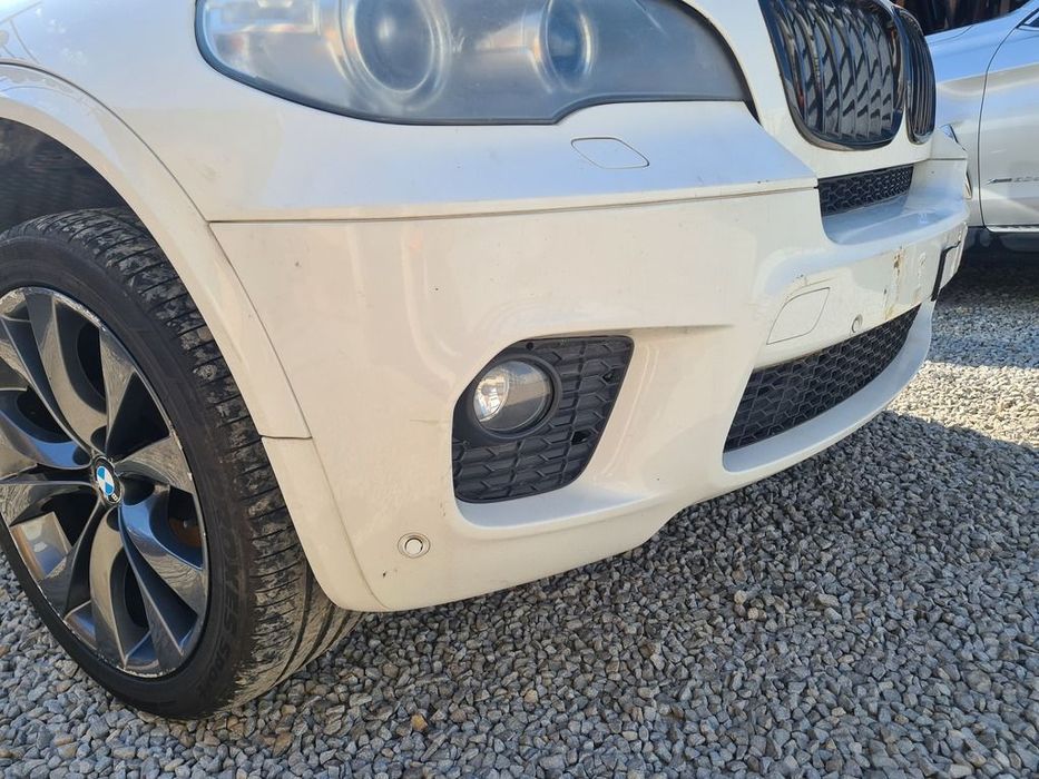 Bara fata BMW X5 E70 Facelift 2010 - 2013 ALB (1283) Diesel model cu spalatoare far