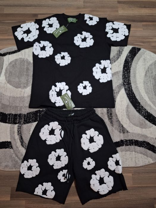 Set Denim Tears Tricou Si Pantaloni Scurti