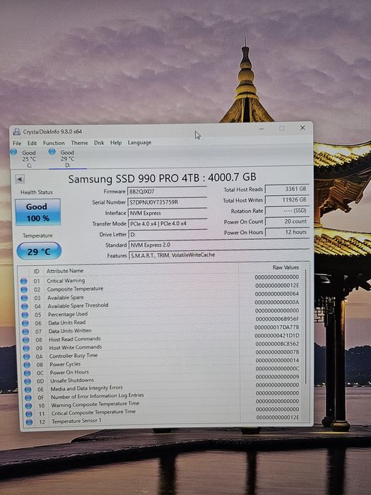 SSD Samsung 990 PRO 4tb