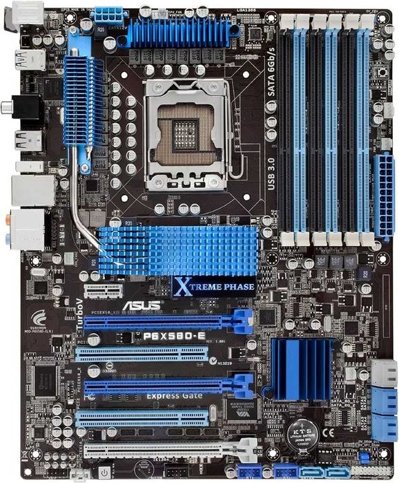 Дъно Дънна платка ASUS P6X58D-E X58 1366 DDR3 до 48GB