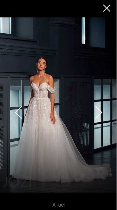 Булчинска рокля с воал