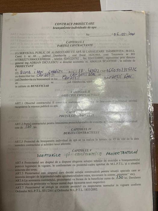 Teren de vanzare Candesti Deal Dambovita 1660 mp