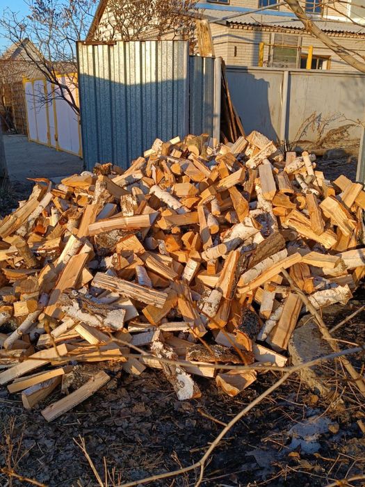 Дрова. Колотые дрова. Береза колотая. Сосна колотая. Тобыл. Костанай.