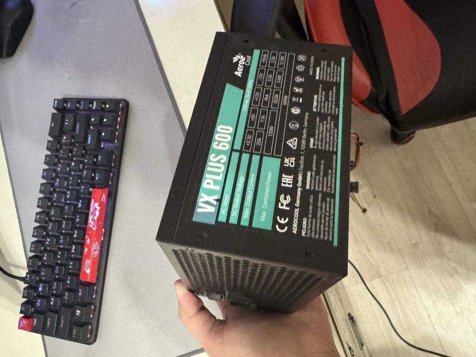 блок питания aerocool vx plus 600