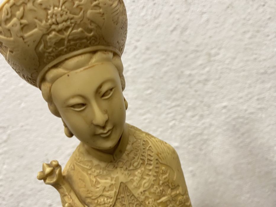 Големи китайски фигури Император и Императрица Qianlong 55 см 1930 г