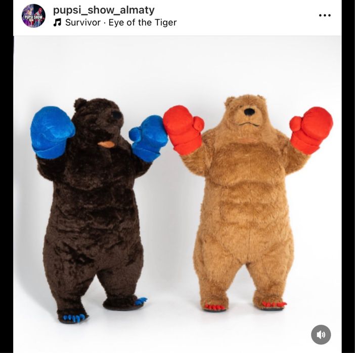 Аниматоры мишка на поздравления Горила