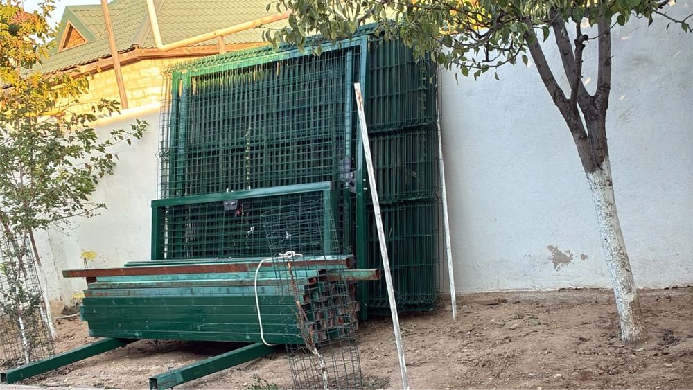 Металлический 3д забор