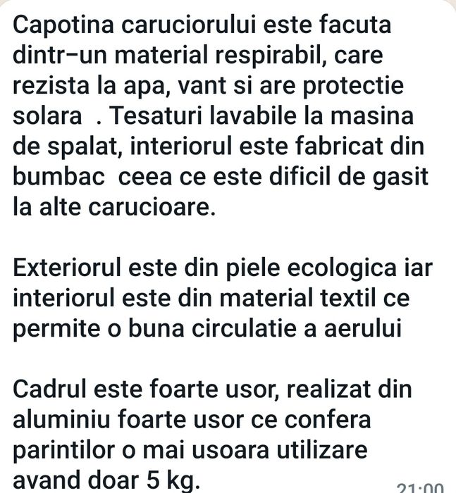 Cărucior bebeluș