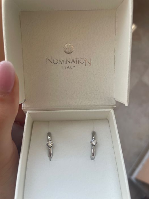 Чисто нови обеци Nomination с 2 години гаранция