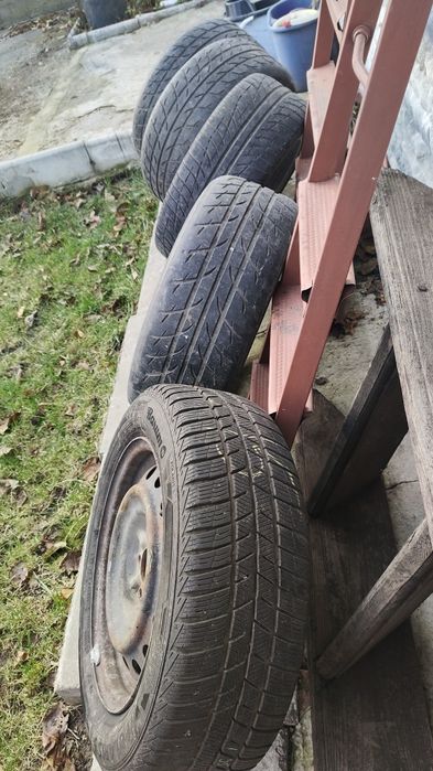 4 buc Jante aliaj de 17 inch, 4 anvelope de vară 215/45/R17