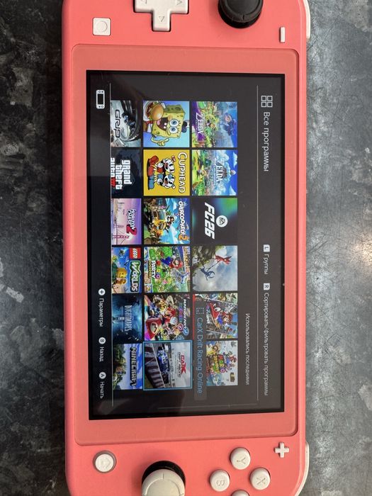 Nintendo switch lite с играми