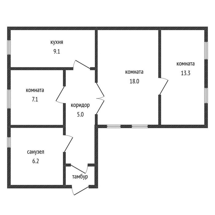 ДОМ на КСК  в районе кафе БРИЗ