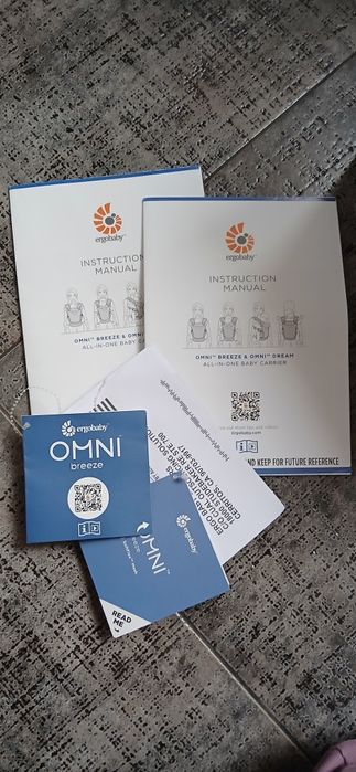 Ergobaby Ергономична раница Omni Breeze синя
