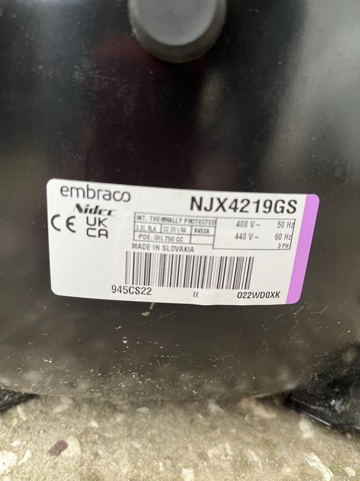 Трифазен Хладилен Компресор Embraco NJX4219GS