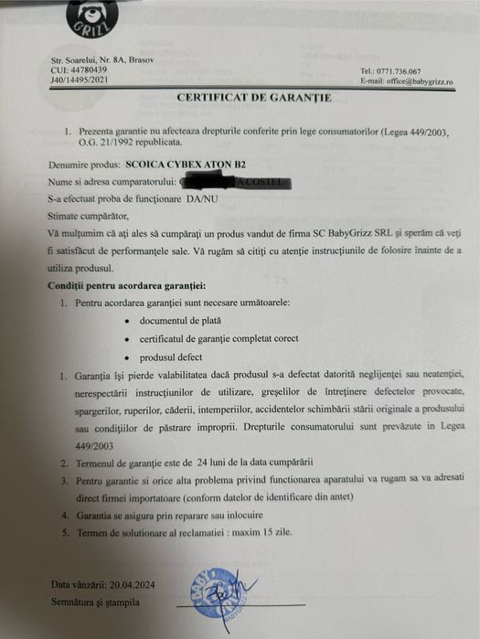 Scoica auto CYBEX Aton B2 i-Size (0-13 kg) Volcano Black Silver BZP