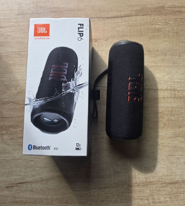 JBL Flip 6 Black - folosită puțin, cu cutie