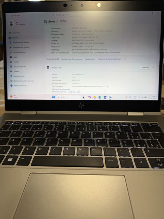 Лаптоп HP EliteBook