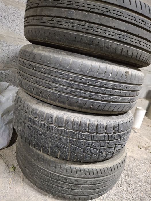 Продам летние резины с дисками ауди