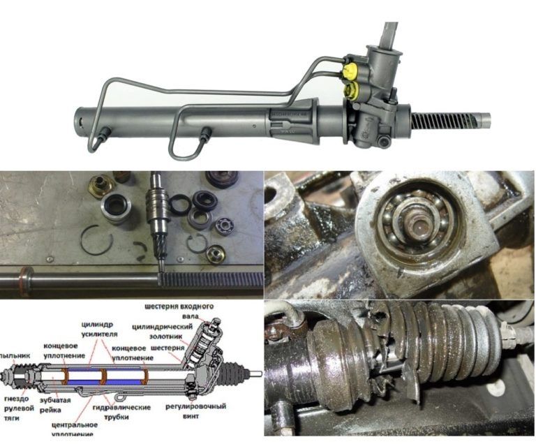 Ремонт рулевых реек любой сложности
