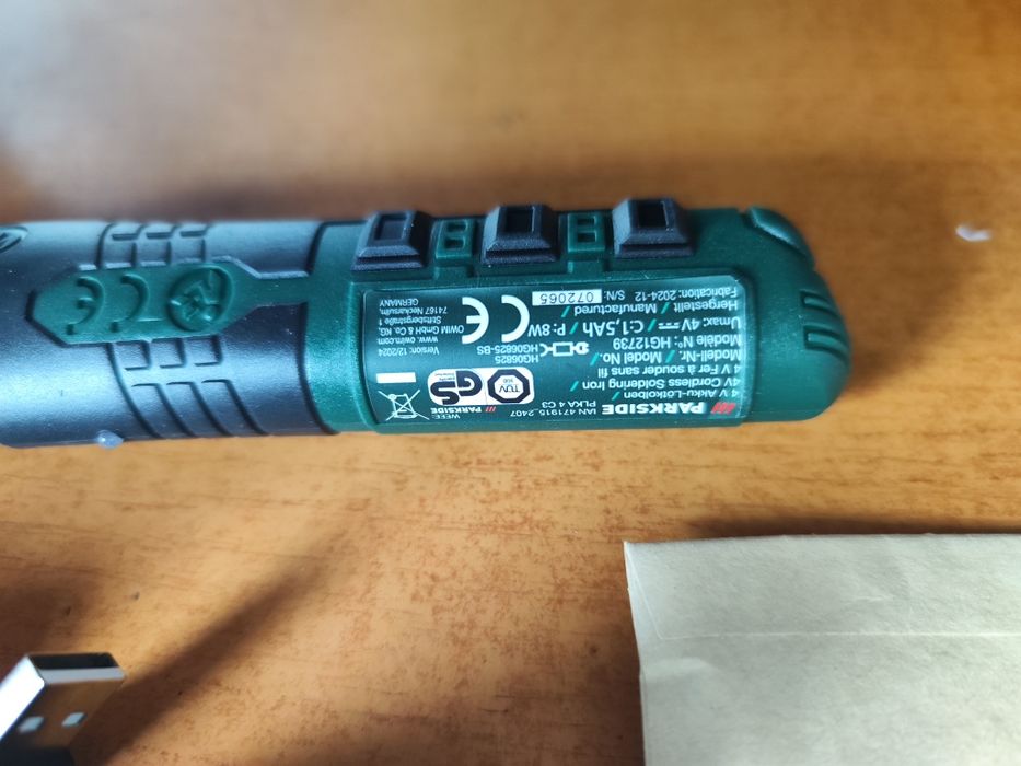 Pistol de lipit cu acumulator parkside PLKA 4 C3