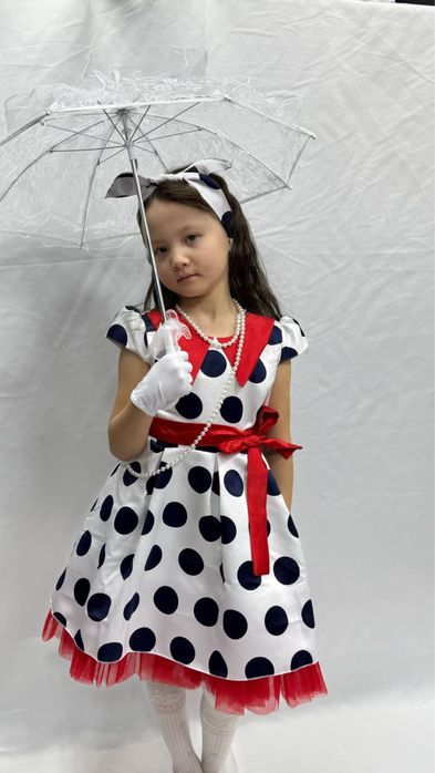 Горох платья ретро стиль