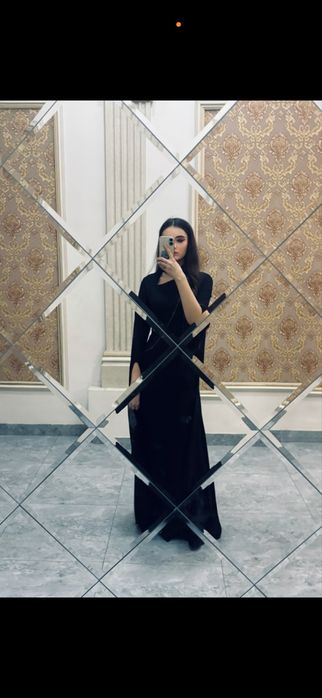 Чёрная вечернее платье размер м