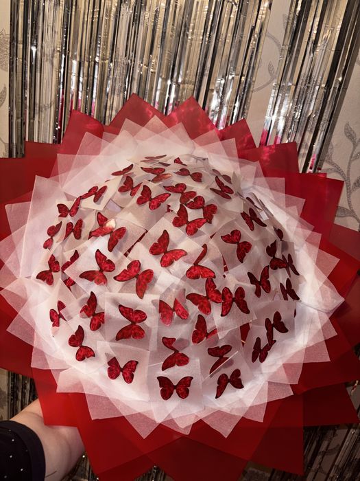 Дайын 51шт бабочка букет