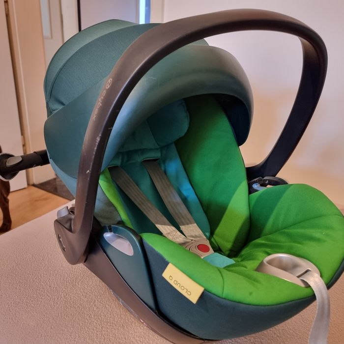 Кош/стол за кола Cybex Cloud Q с подложка за новородено + база Isofix