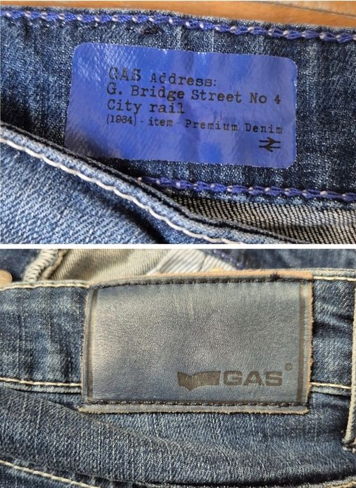 Blugi scurți Gas, model Anders Slim, Bărbați - W29