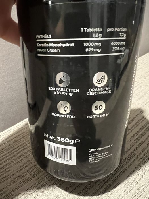 Creatină Monohidrată Masticabilă - Super Preț!