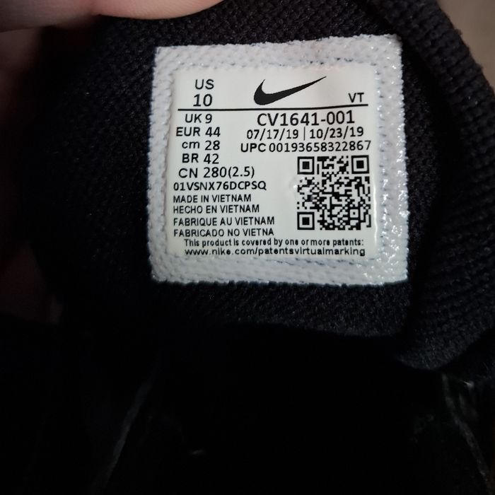 Pantofi sport Air Max 270 React CV1641001, Negru/Portocaliu, PRV 42/43