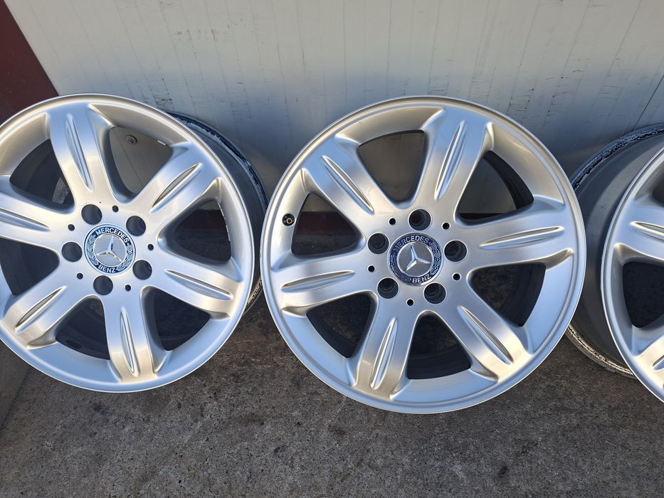 Set jante din aluminiu originale r16 / Mecedes Vw Skoda Seat / 5x112 / ET 33
