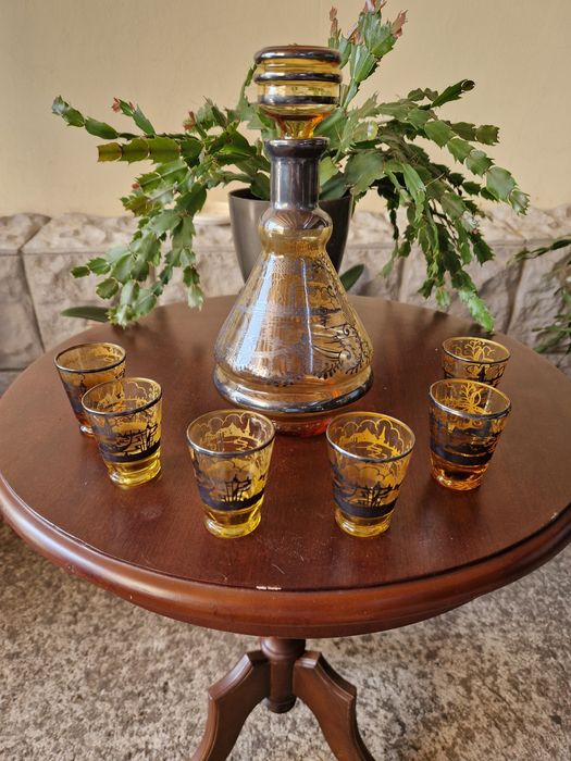 Уникален антикварен италиански сервиз състояние сребро