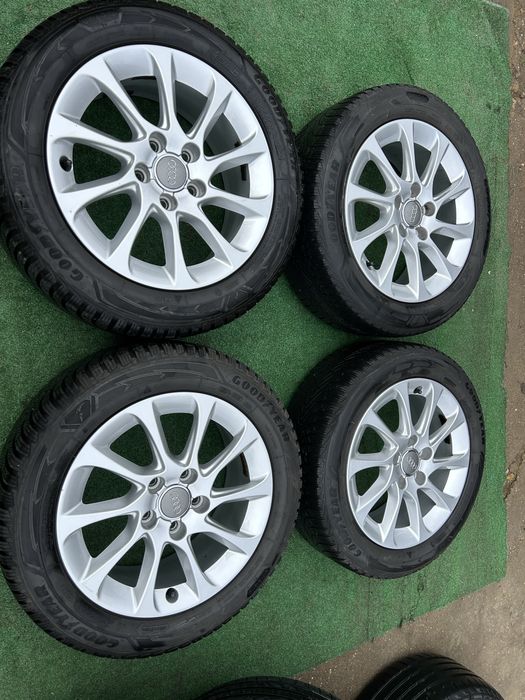 5х112 16 оргинални audi със зимни гуми
