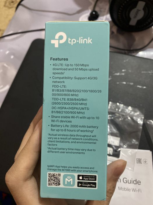 Tp-link M7000 mobil wi-fi (4g LTE)