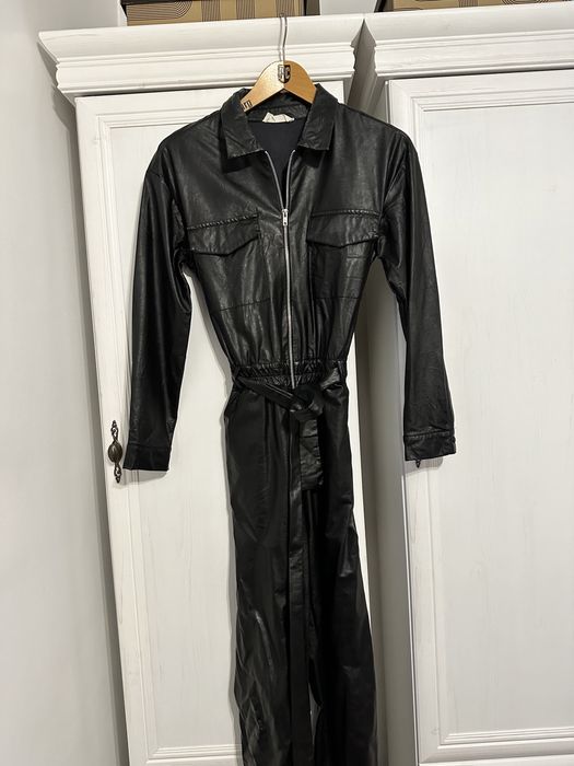 Salopeta BSB imitatie piele