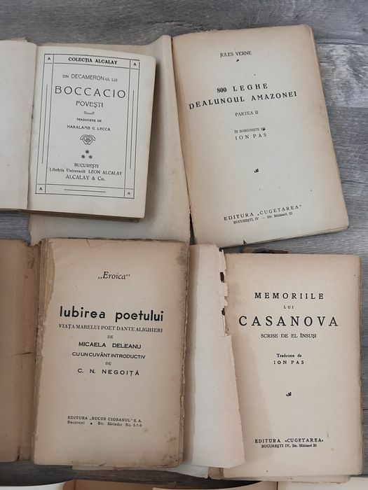 Lot 18 Carti vechi de colectie