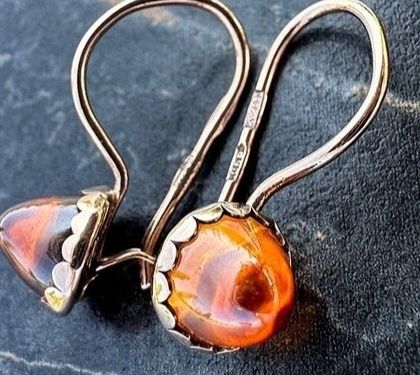 Серьги золотые, 583 пробы