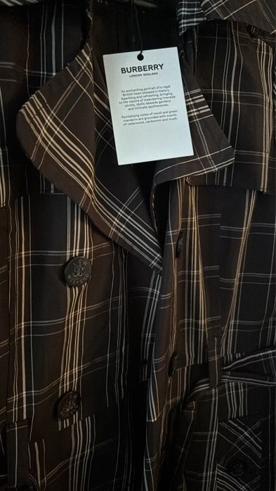 Trench coat jacheta pardesiu Burberry negru NOU