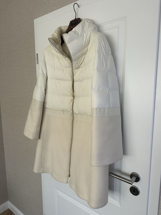 HERNO оригинално яке/палто пух и вълнен кашмир