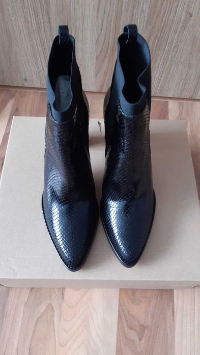 Ted Baker /Desigual/ZARA Нови боти ест.кожа 40