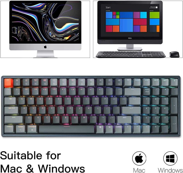 Keychron K4 V2 Wireless RGB - Red Switch | Доставка [Оригинал США]
