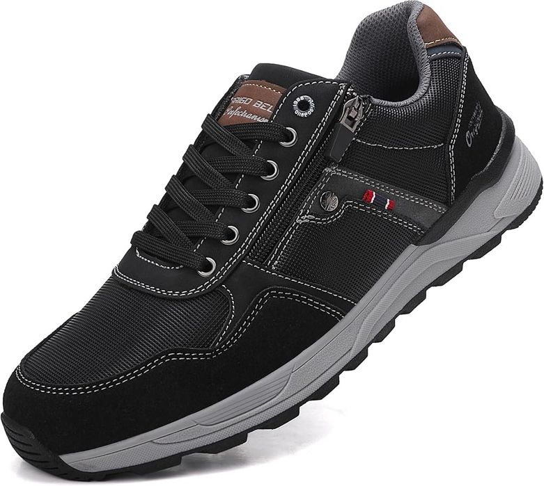 Pantofi Casual Bărbați Arrigo Bello (Mărimea 42) – NOI, cu Fermoar Lateral & Șireturi