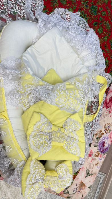 Продам детскую кроватку и конверт