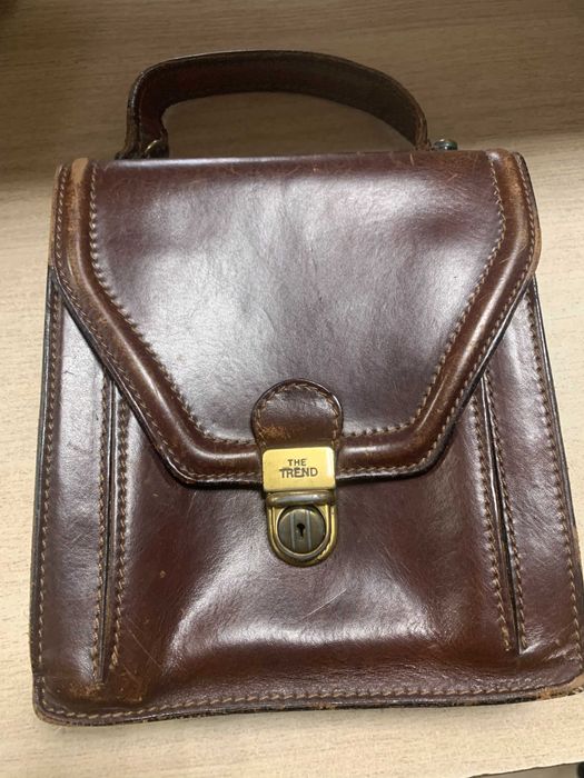 кожена чанта txe trend „Тренд“ от кафява кожа