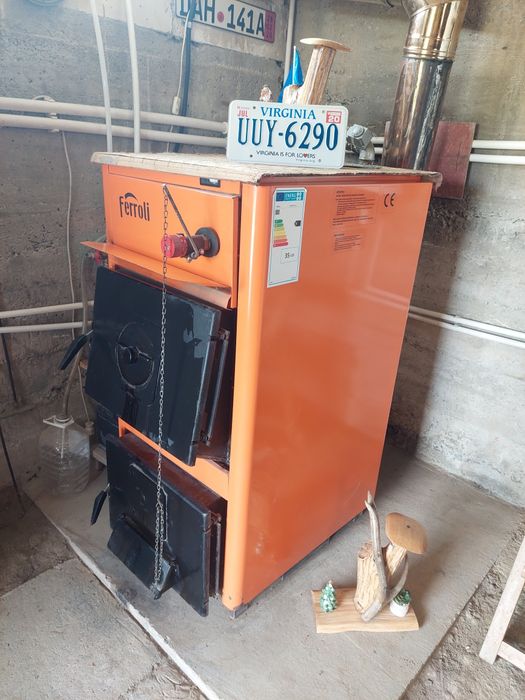 Centrală termică, combustibil solig ( lemne, cărbune) Feroli, 35 kw