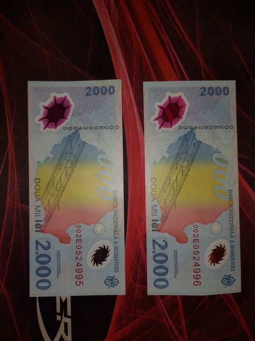 Bancnote 2000 de lei din anul 1999